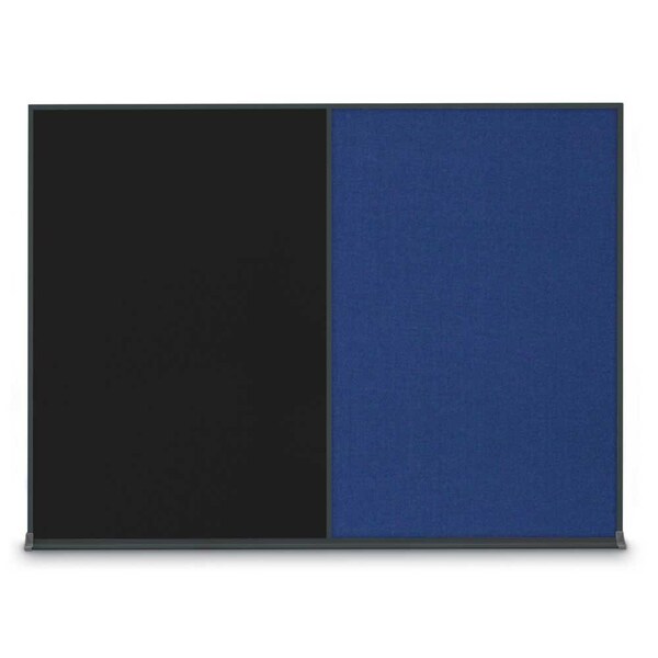 Double Door Radius Plus Corkboard, 48"X